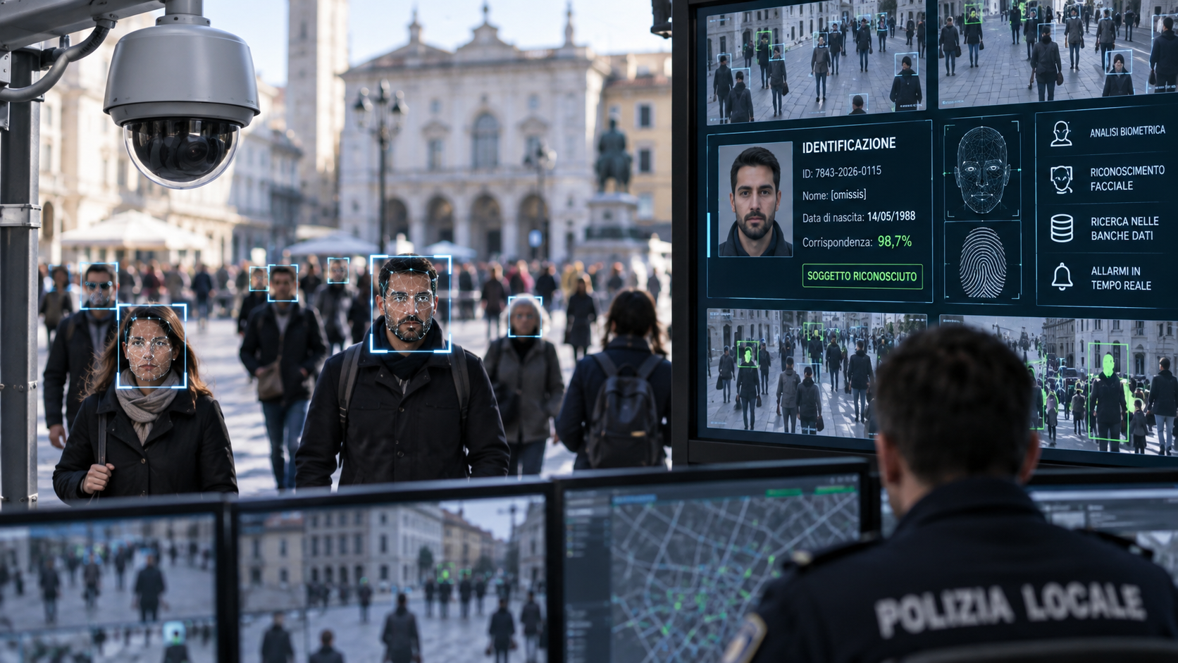 Biometria videosorveglianza