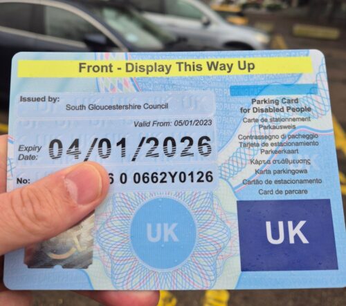 Blue badge permit