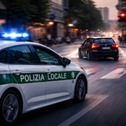 Inseguimento polizia locale