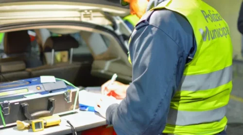 Polizia locale municipale alcol test