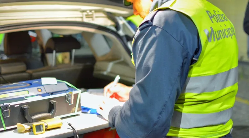 Polizia locale municipale alcol test