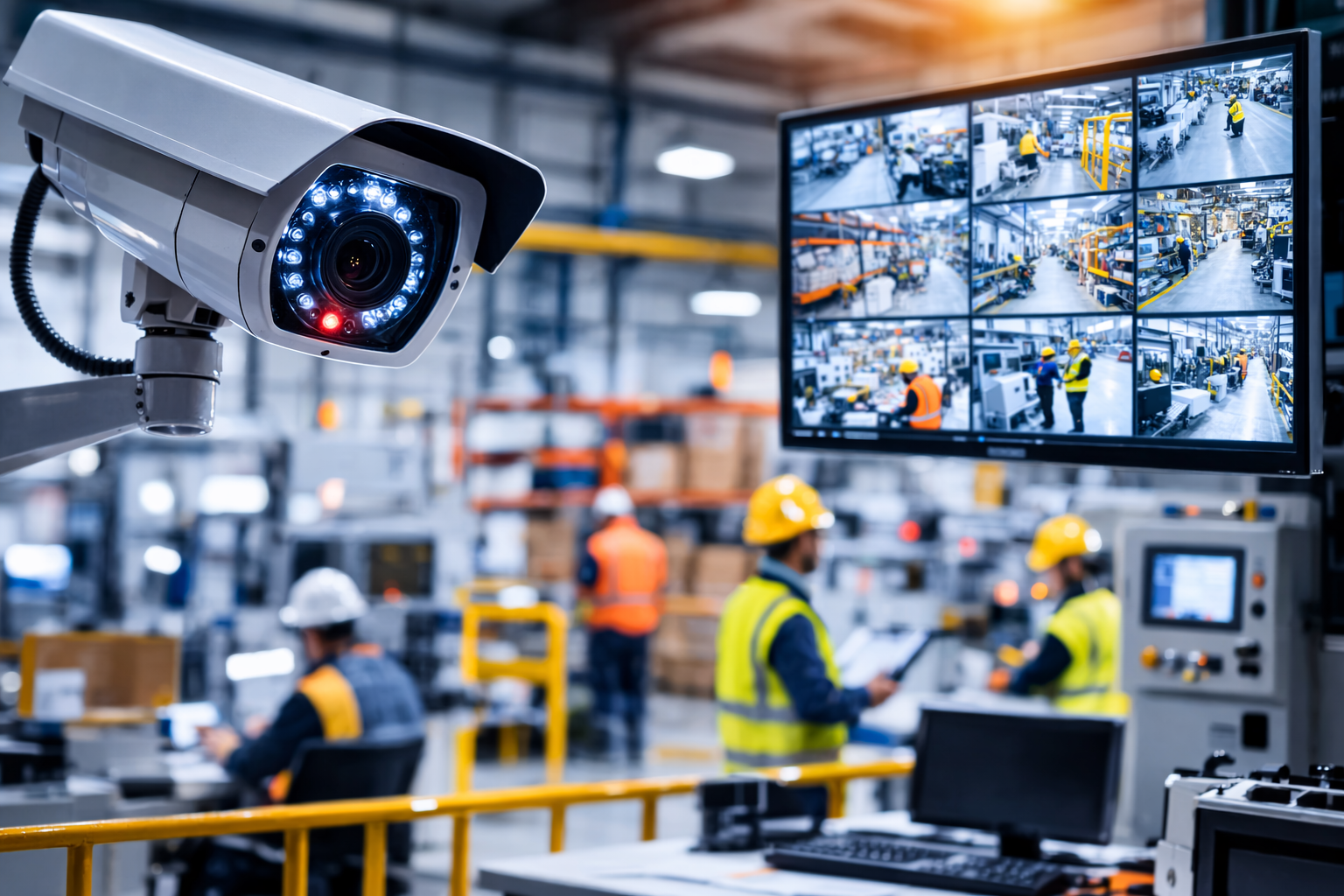 Telecamere sul lavoro